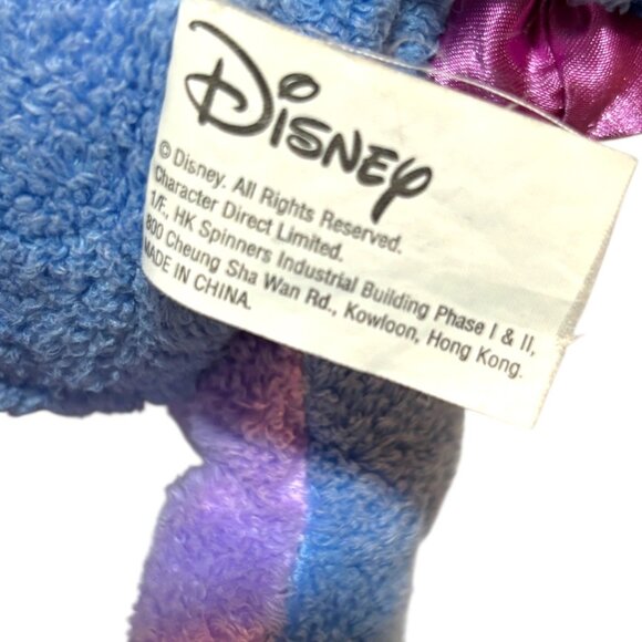 Disney Eeyore Plush Rattle Toy With Pink & Blue Satin Bows 10" Soft Baby Toy - Picture 5 of 10